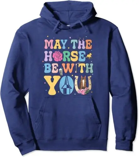 Polarshe Funny May The Horse Shirt Be With You Horse Lover Unisex Hooded Sweatshirt