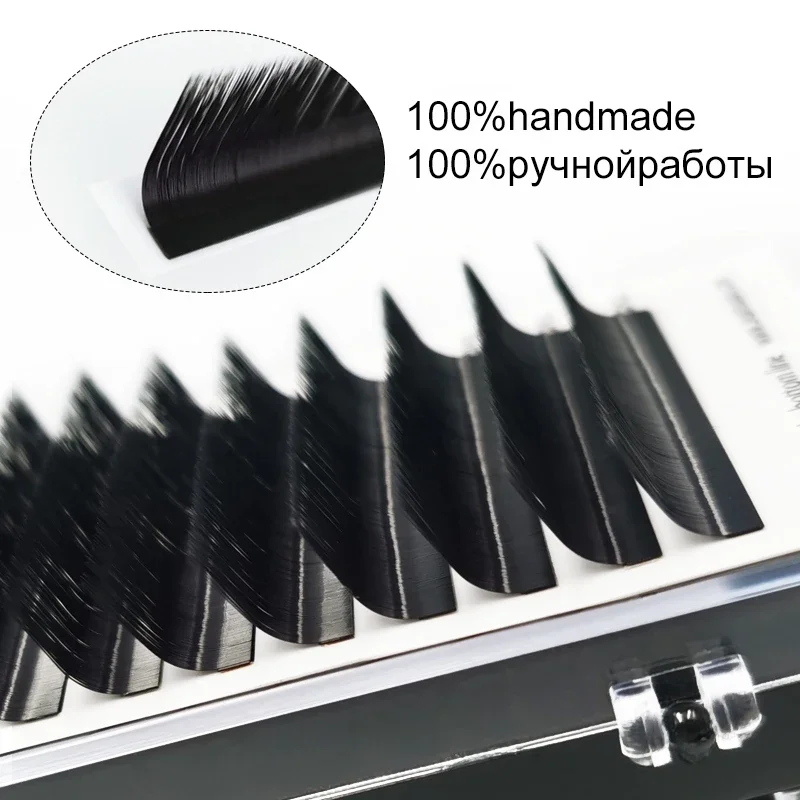 SEAMULAN L+ LC L M Curl Individual Eyelash Extension Lashes Maquiagem Cilios For Soft Natural Faux Mink Eyelashes for Extensions