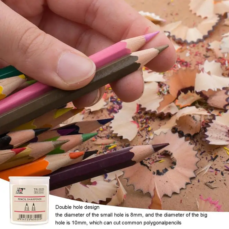 男の子用化粧鉛筆削り、透明アイライナー、ポータブル口紅クレヨン研ぎカッター、学用品