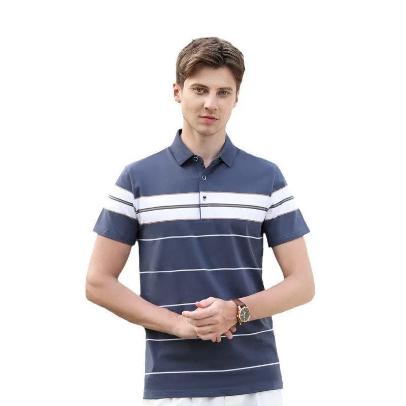 

Men's Polo Shirt Casual Long Short Sleeve Classic Fashion Polo Cotton T Golf Sport Shirt