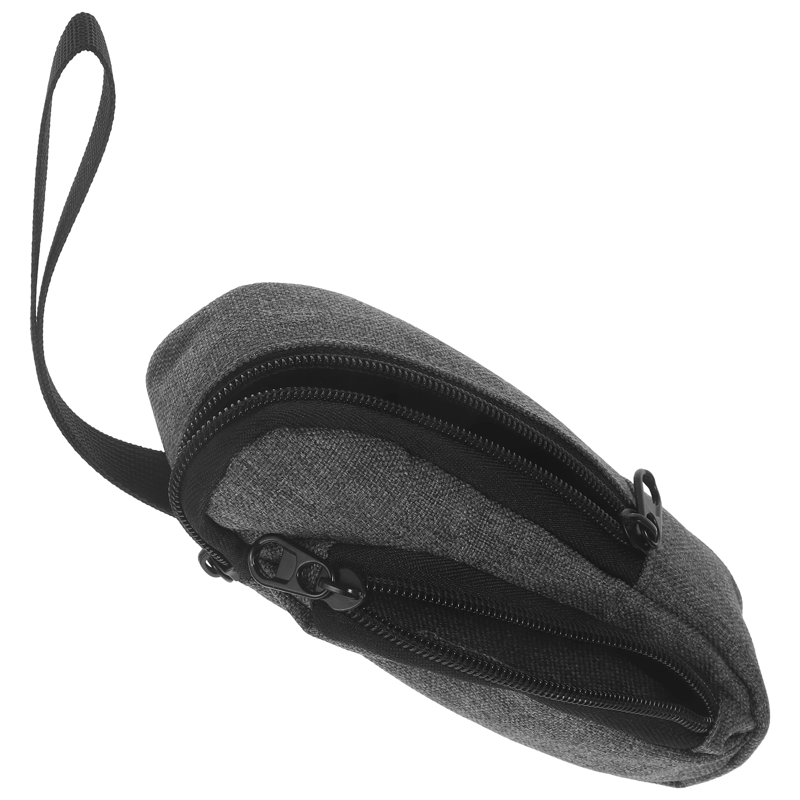 

Remote Control Storage Bag 17x5x5cm Gray Portable Case for Office Accessories Presentation Remotes Compatible Pointer Container