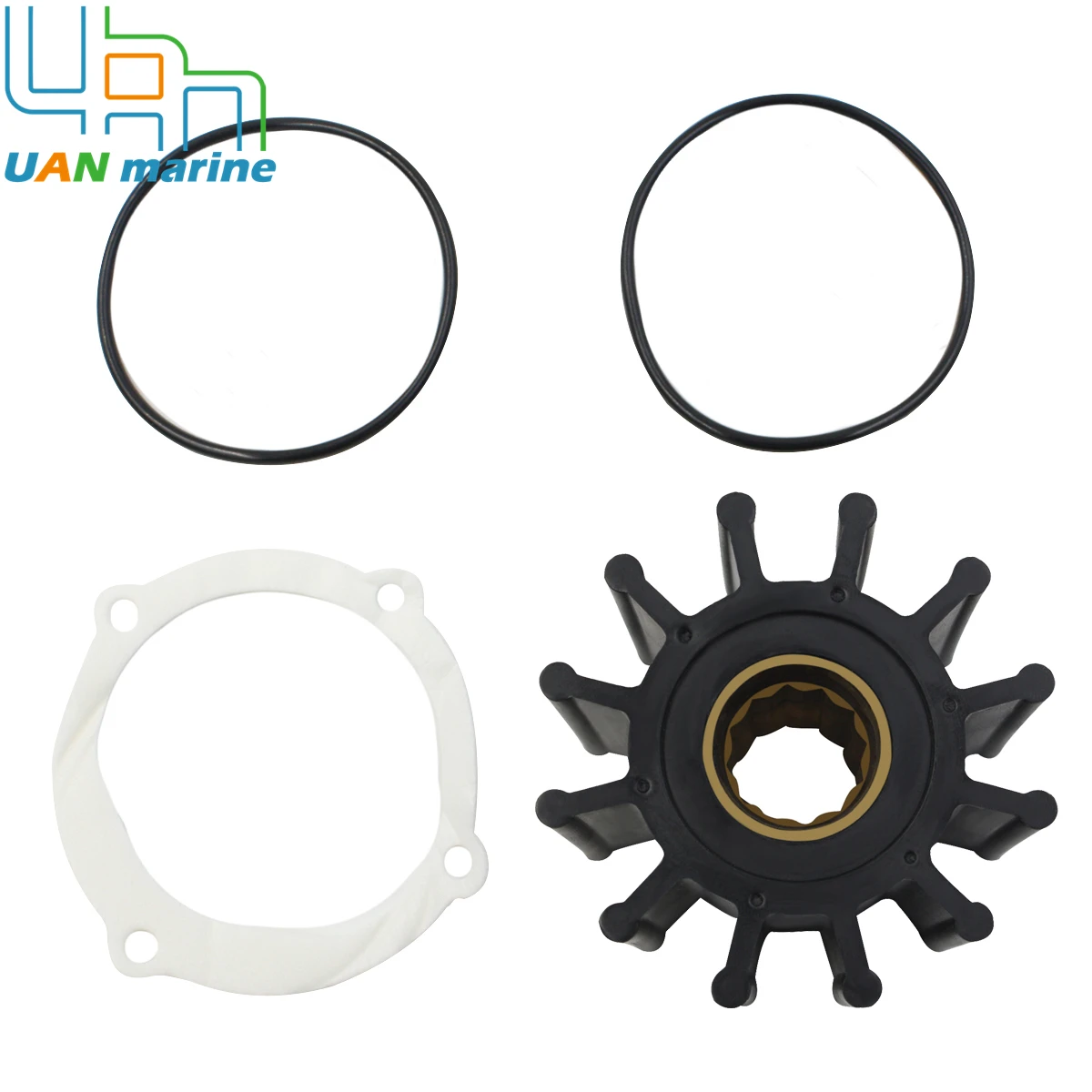 09-812B Marine Flexible Water Pump Impeller Kit For JOHNSON 09-812B 09-812B-1 JMP 7136-01 DJ  Pump 09-105-1201 Sierra 18-3306