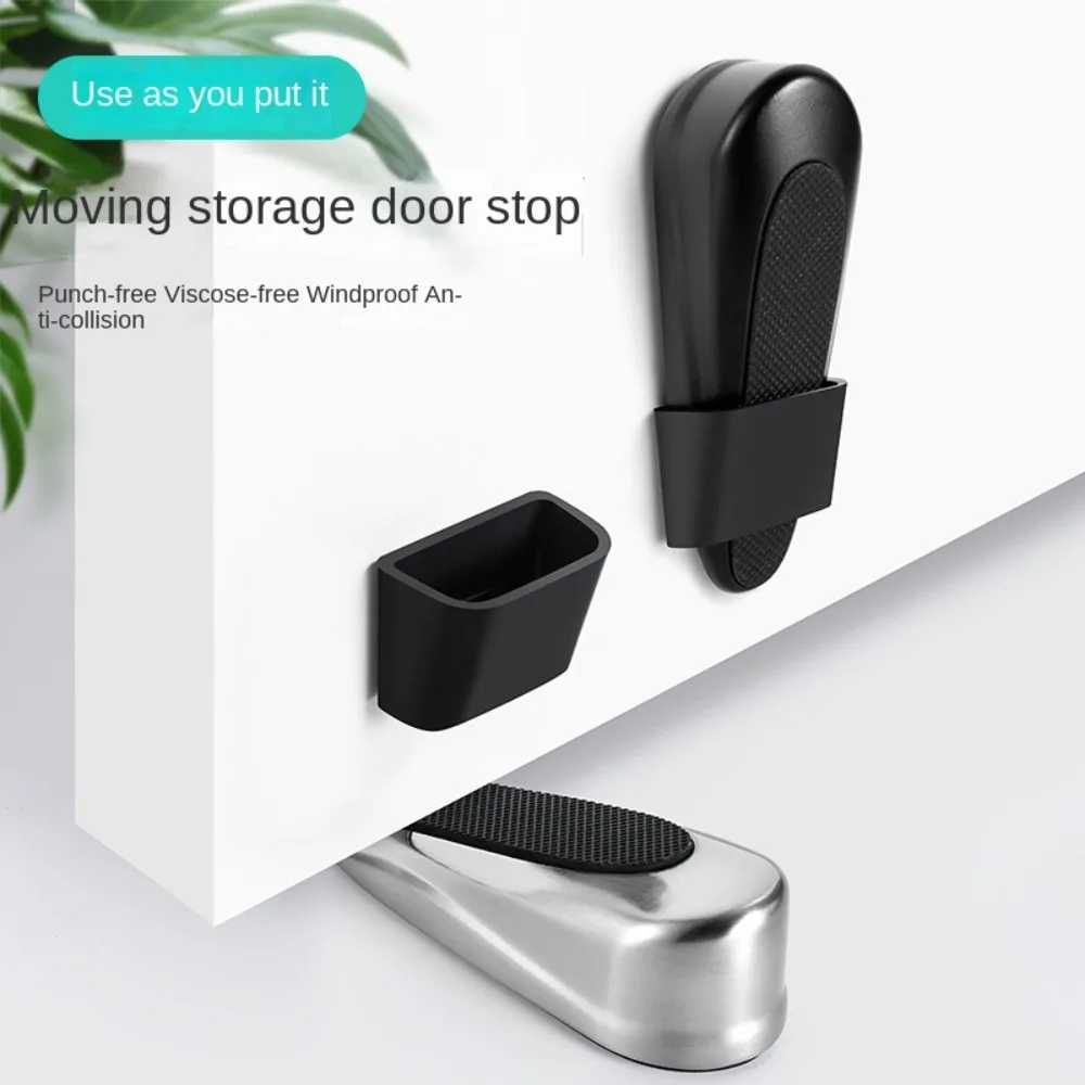 Anti-Colisão Não-Slip Porta Rolha Titular, Wedge Door Stop, Protetor de Segurança Do Bebê, Cartão Porta de Segurança, Home Hardware