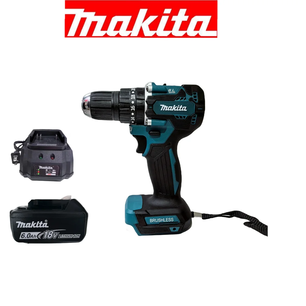 Makita DHP487 Compact cordless TOOL LXT Brushless Driver rechargeable brushless screwdriver impact electric power drill