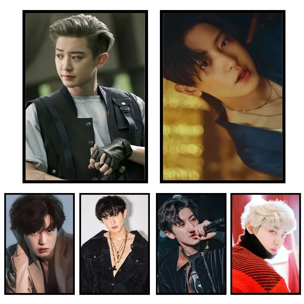 Korean Boy Group EXO P-Park Chanyeol Poster Paper Print Home Living Room Entrance Bar Restaurant Cafe Art Painting Decoration