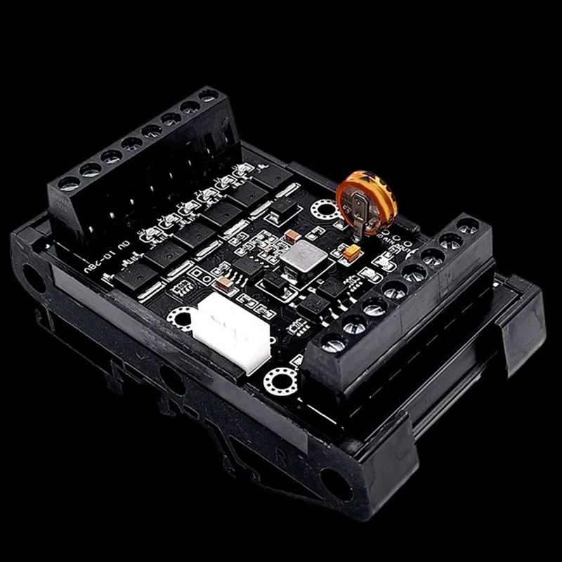 FX1N-14MT PLC Industrial Control Board Replacement Case PLC Module Analog Input / Output With Guide Rail Delay Relay Module