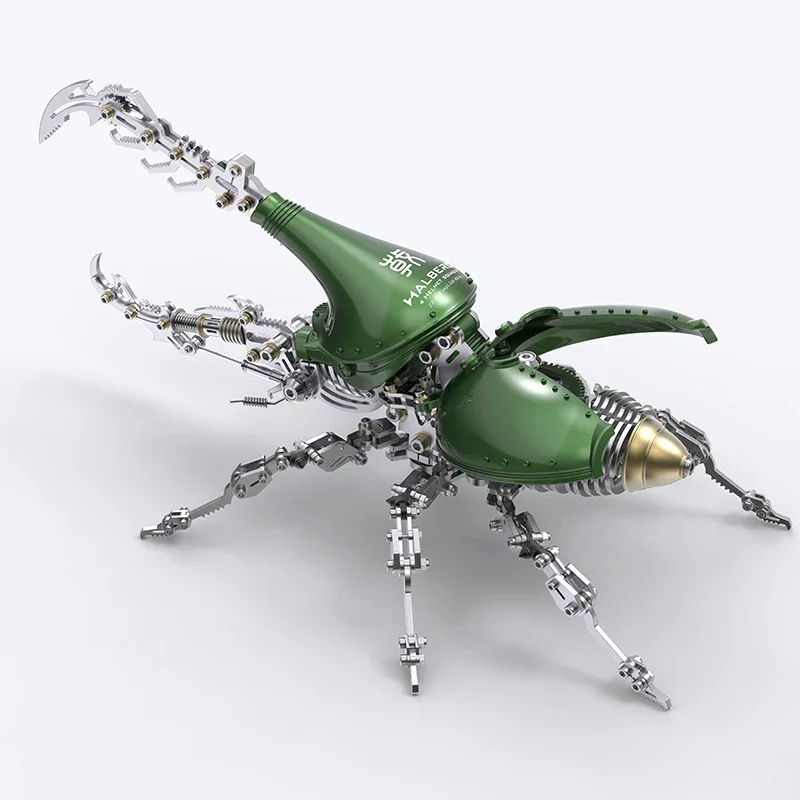 

Металлическая Сборная модель механического насекомого в стиле стимпанк, 3d пазл ручной работы, сборная игрушка «сделай сам», подарок