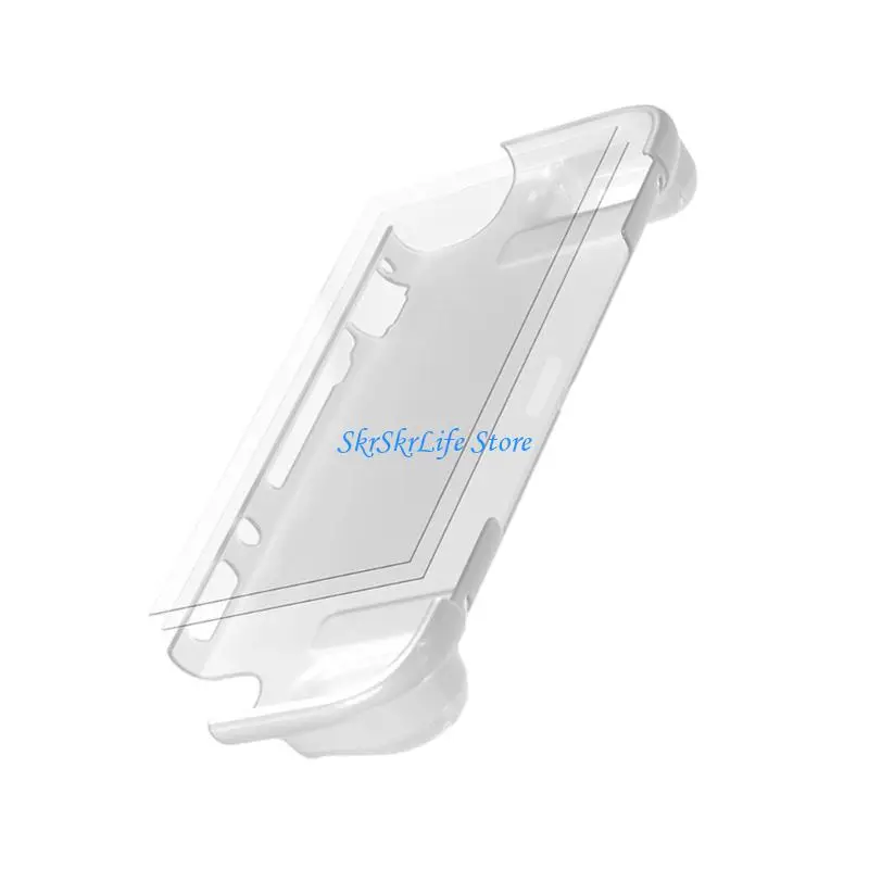 E65E Clear Soft TPU Protective Case with Tempered Glass Film TPU Shell & Not Scratch Glass for Gaming Gaming Handheld
