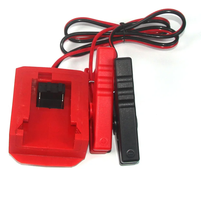 Emergency Power Supply Compatible with For Makita/Milwaukee 18V Lithium Batteries Portable Car Jump Starter with 12 AWG Cables view 3