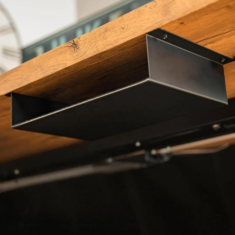 Under Desk Storage With Cable Management For Workspaces Space Saving