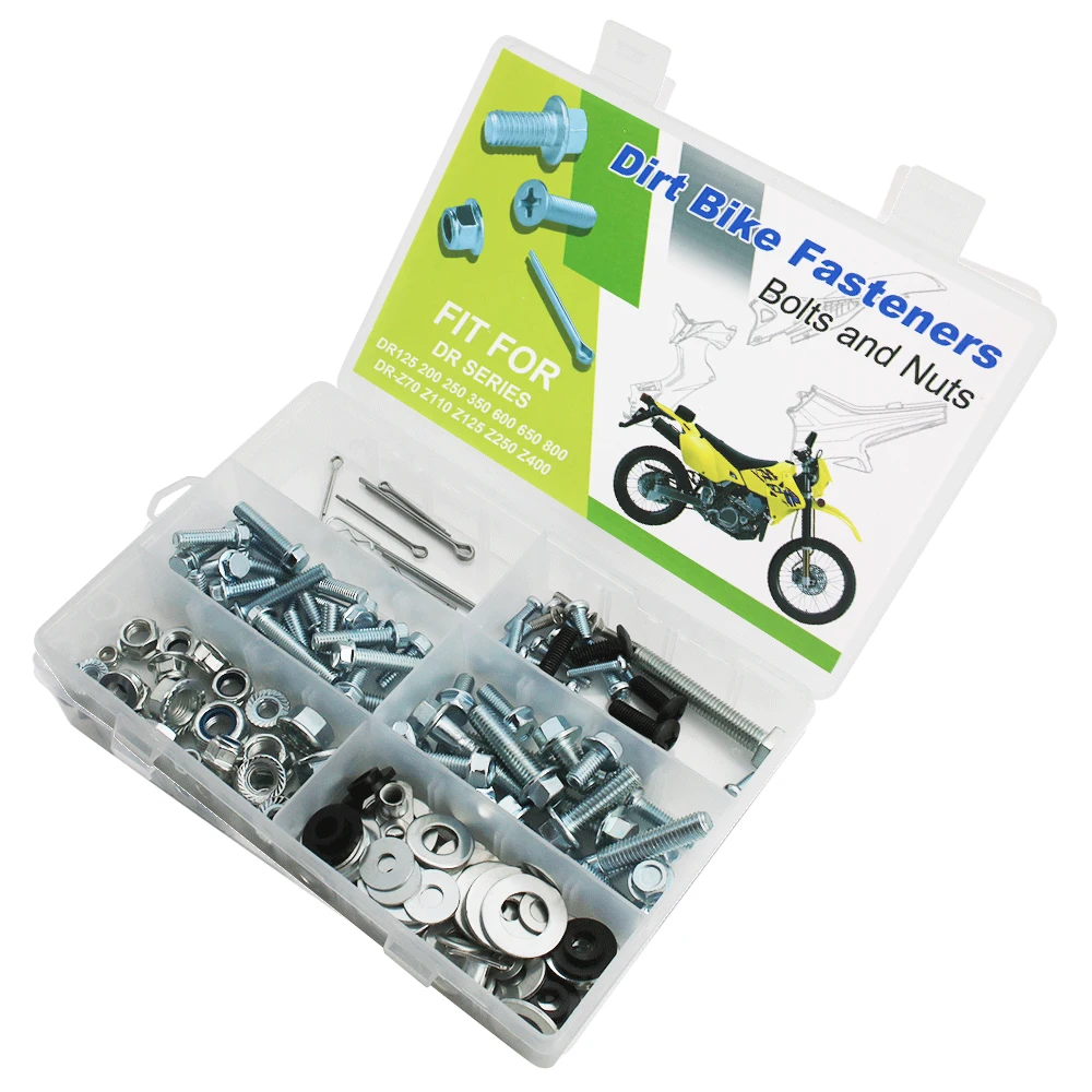 

120 PCS Plastics Fenders Body Engine Bolts Kit For Suzuki RM60 RM65 RM80 RM85 RM100 RM125 RM250 RMX250 RMX450Z RM-Z250 RM-Z450