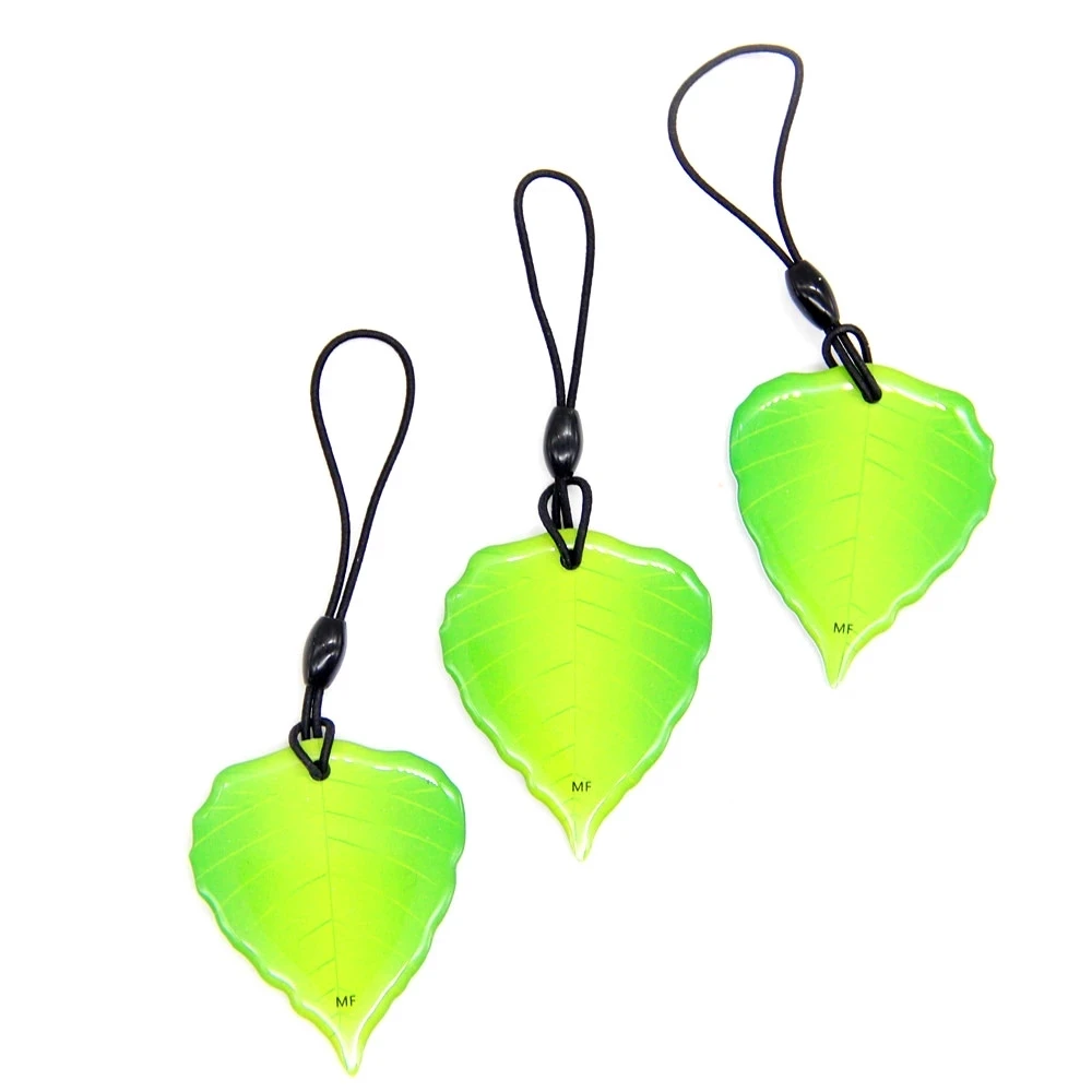 1/2/3/4Pcs UID Changeable Rewritable S50 1K 13.56Mhz Pattern Keyfob RFID Token Tag Badge Keychain Access Control Card