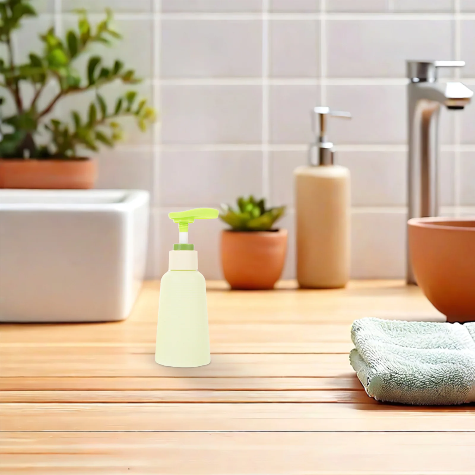 10pcs Travel Lotion Containers 100Ml Avocado Green Refillable Airless Pump Bottles Leakproof For Shampoo Body Wash Portable