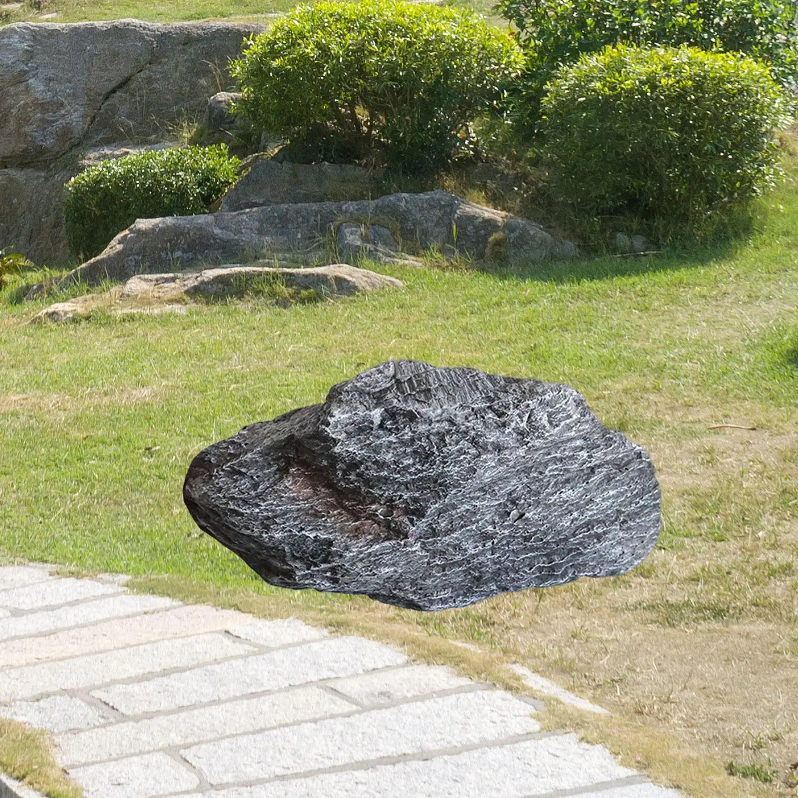 Aquarium Landscaping Terrarium Decor Faux Rock PU Sandstone Prop for Reptile Hide and Garden