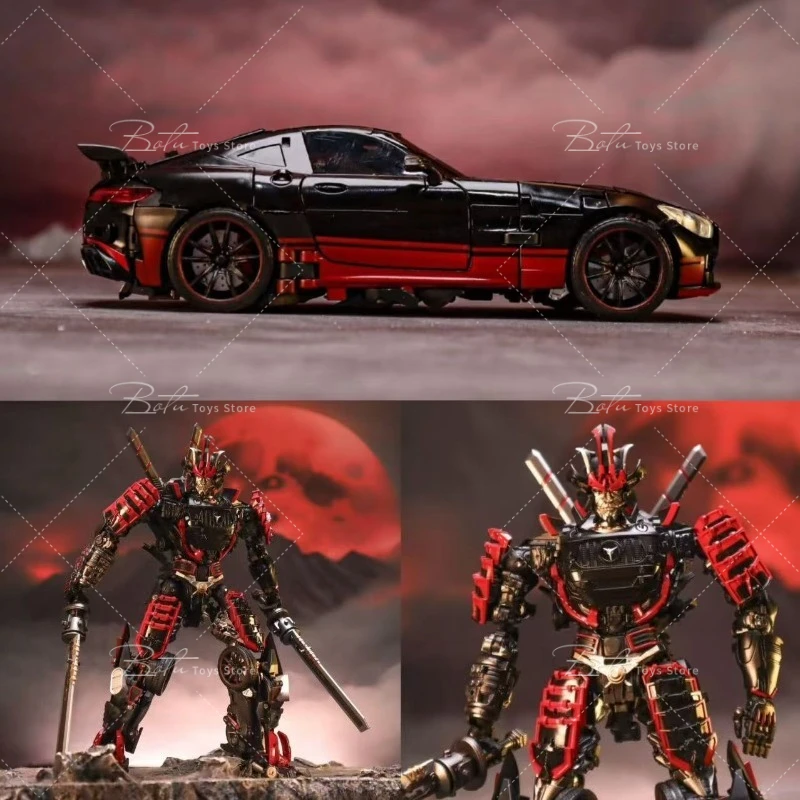 

【IN STOCK ] Transformation MetaGate MG G07 G-07 Haiku Drift Black Lightning Three Warriors Car Action Robot Collection Gift