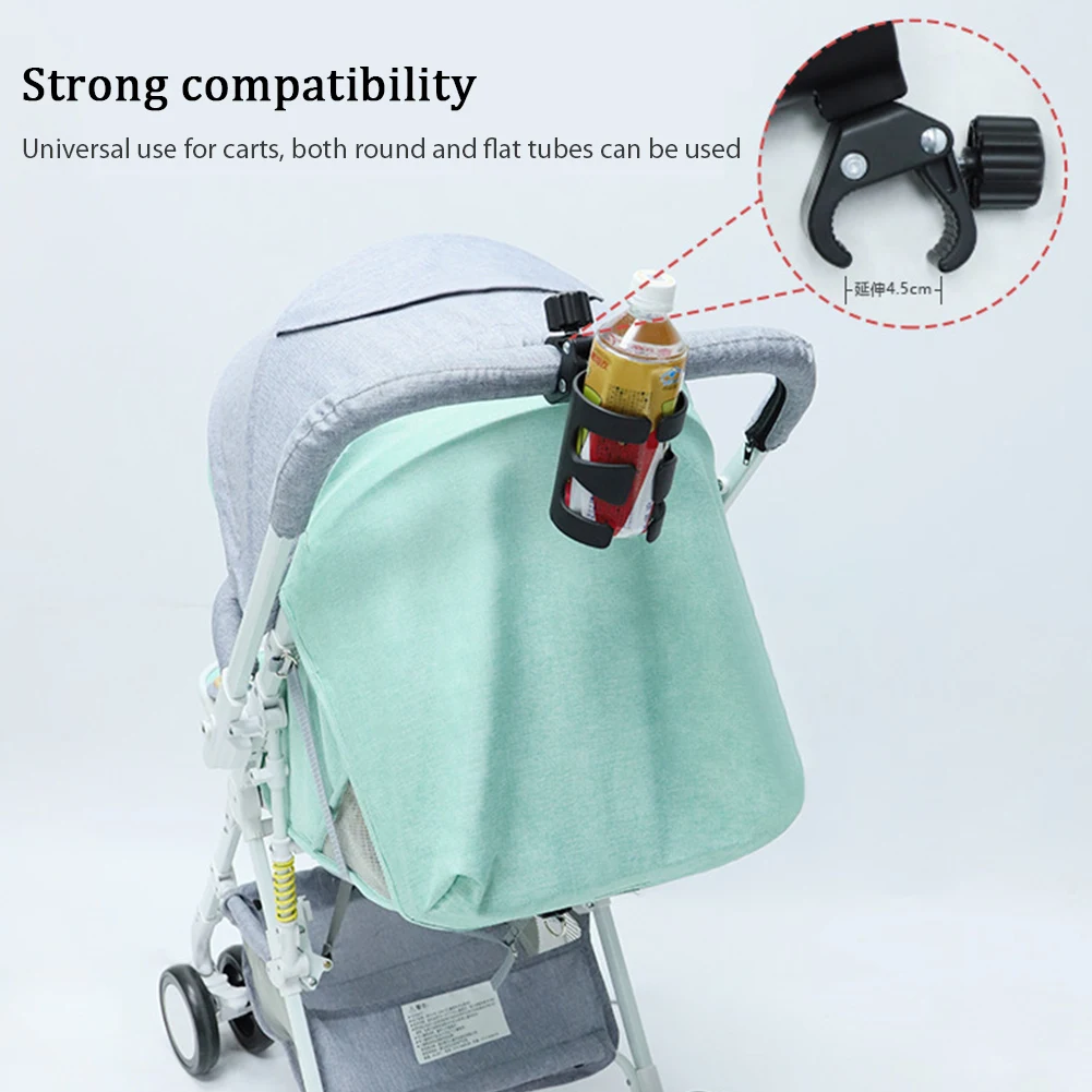 Universal Kinderwagen Tasse Halter Baby Kinderwagen Zubehör Flasche Rack Flasche Halter für Kinderwagen/Fahrrad/Rollstuhl/Gehhilfe