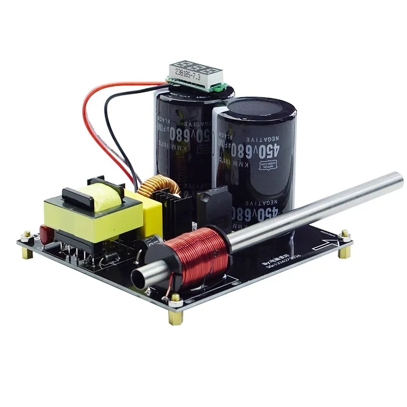 Imagem -03 - Estágio Único Coil Gun Kit Faça Você Mesmo Equipamento Experimental Físico para Armas Eletromagnéticas de Alta Tensão Simples a
