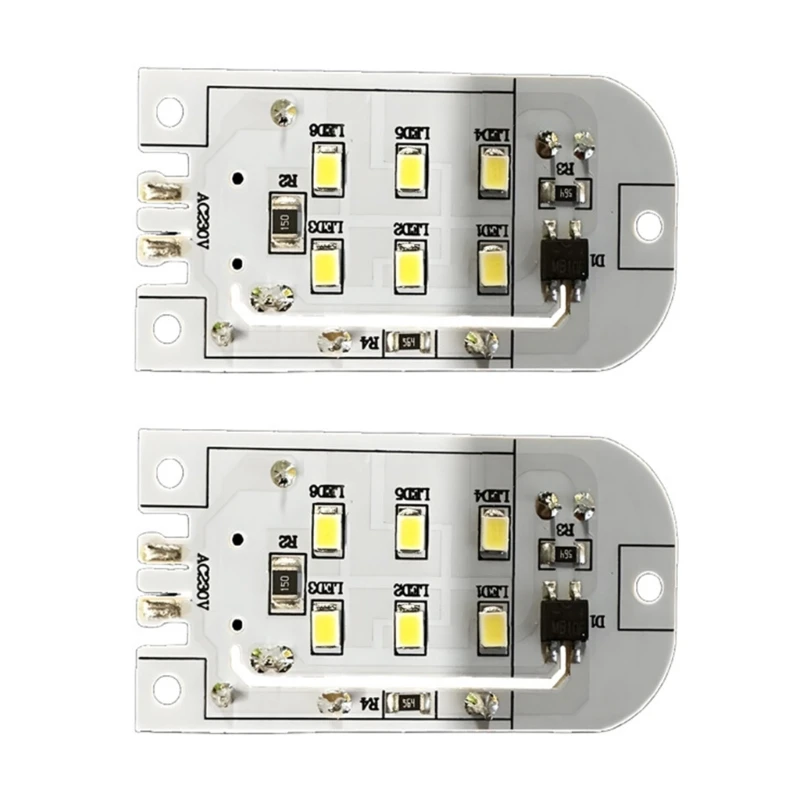 LED Light Panel Home Refrigerator Part Kitchen Appliance Lighting PCB Texture Perfect for Visibility in Refrigerators