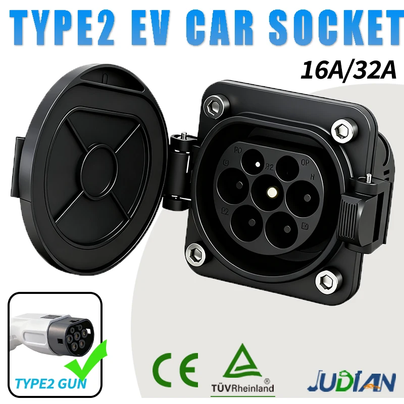 32A Type 2 Male Ev …