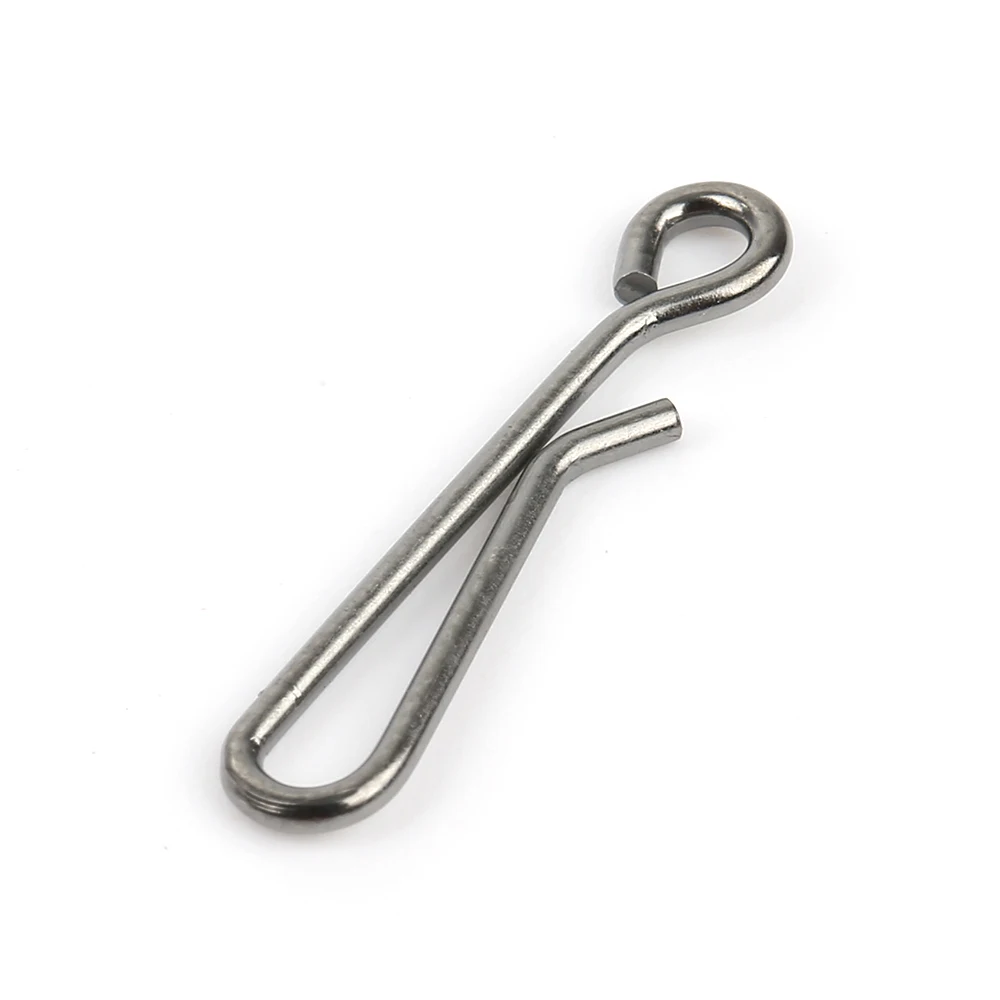 50Pcs/Lot Hanging Snap Stainless Steel Pin Tackle Tools Connector Pin Brooch Fishing Swivels Accessories Tackle Fishhooks