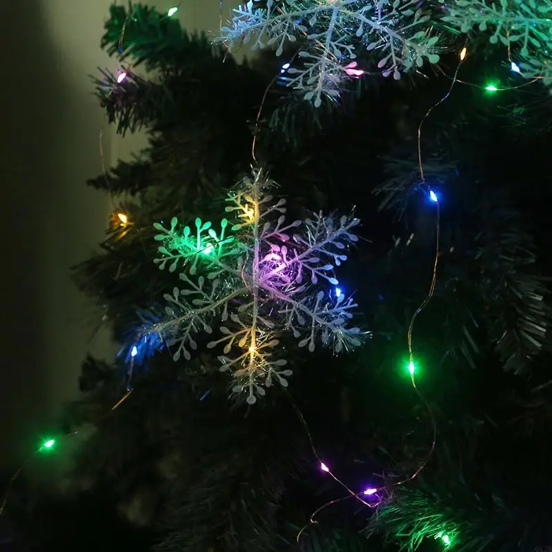 Q1JB Adornos copos nieve blanco Craft Party Crafts Making