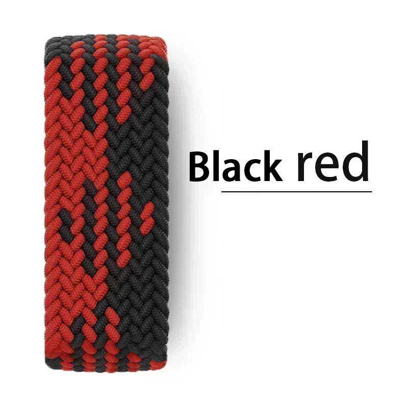 Braided Loop Strap For Apple watch Ultra Band 49mm 44 45mm 42mm 41mm Nylon Correa belt Bracelet iWatch series 9 8 7 6 5 4 se 3 view 5