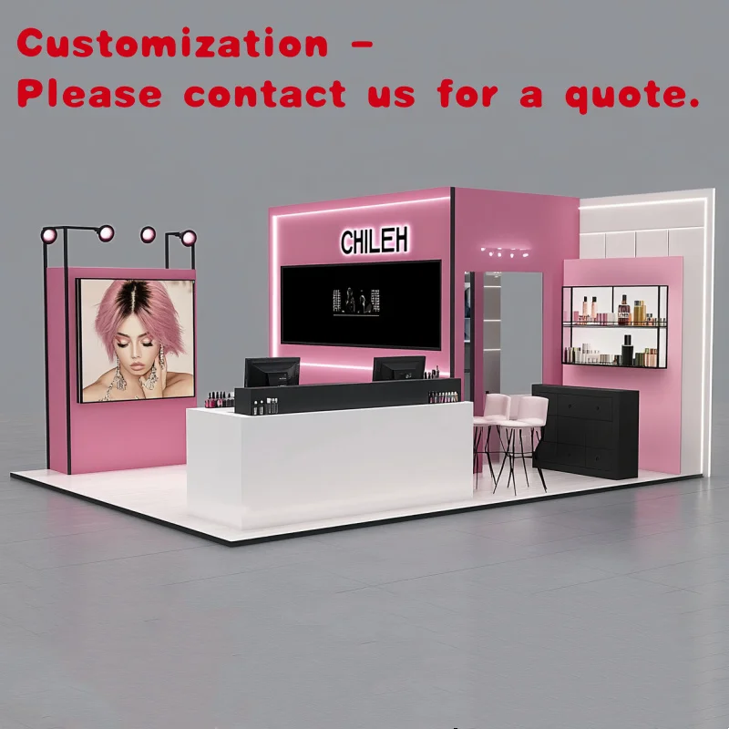 custom.Unique Design Beauty Exhibition Trade Show Booth Display SEG Light Box LED Booth Expo Exhibition Booth Stand