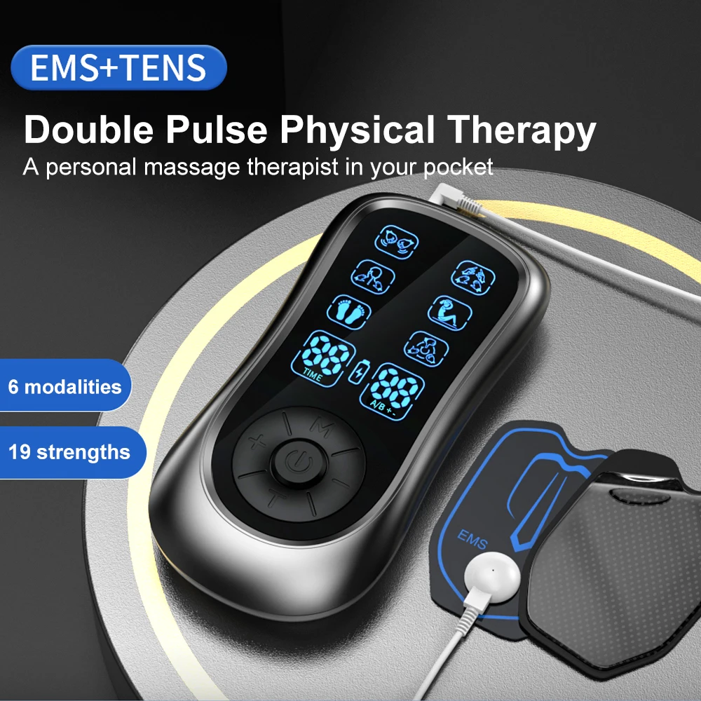 

JUSTLANG Electric TENS Muscle Stimulator EMS Acupuncture Body Massage Physiotherapy Digital Therapy Slim Machine