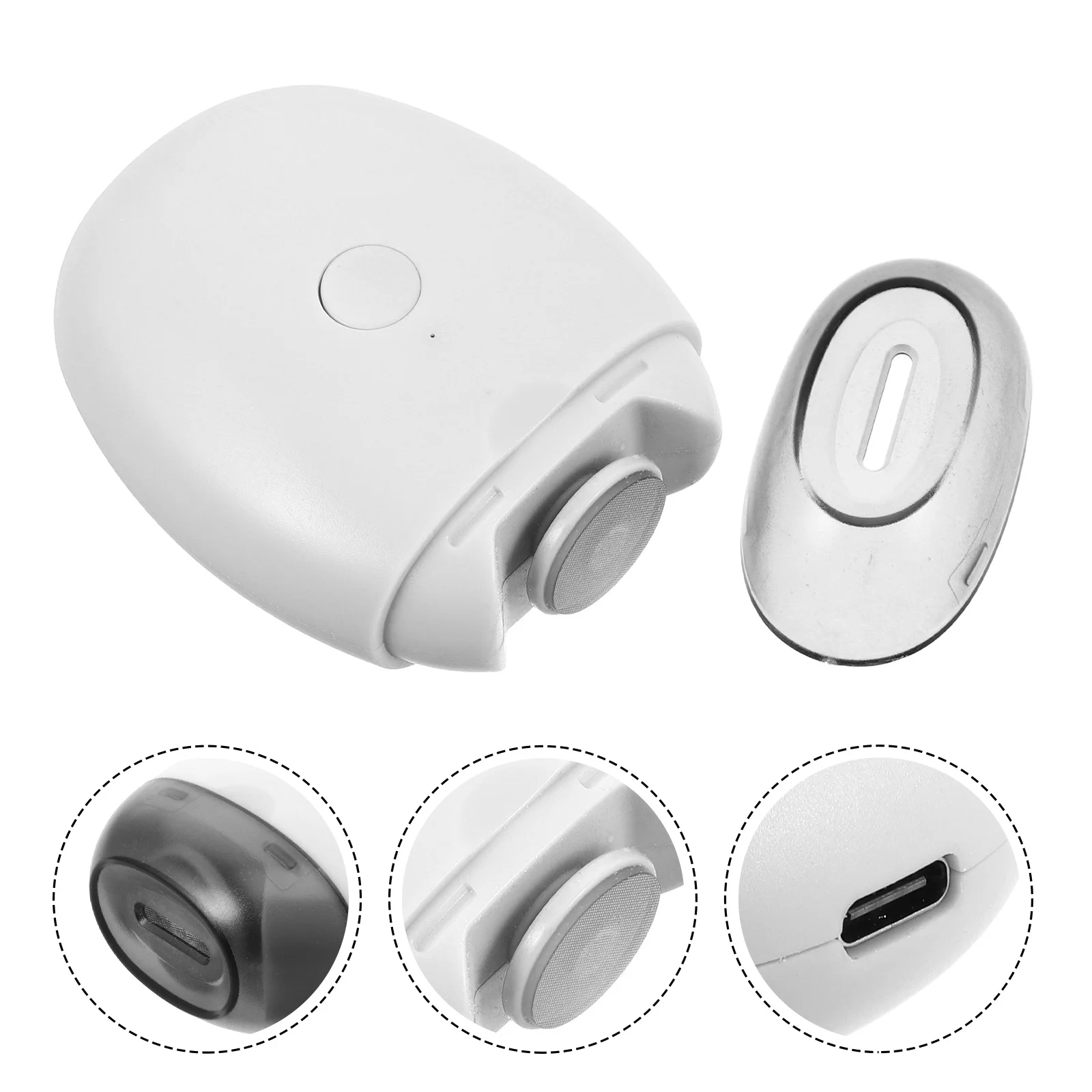 

USB Rechargeable Electric Nail Clipper Antisplash Design Precision Trimmer for Whole Family Home Salon Use Nail Grinder for Men