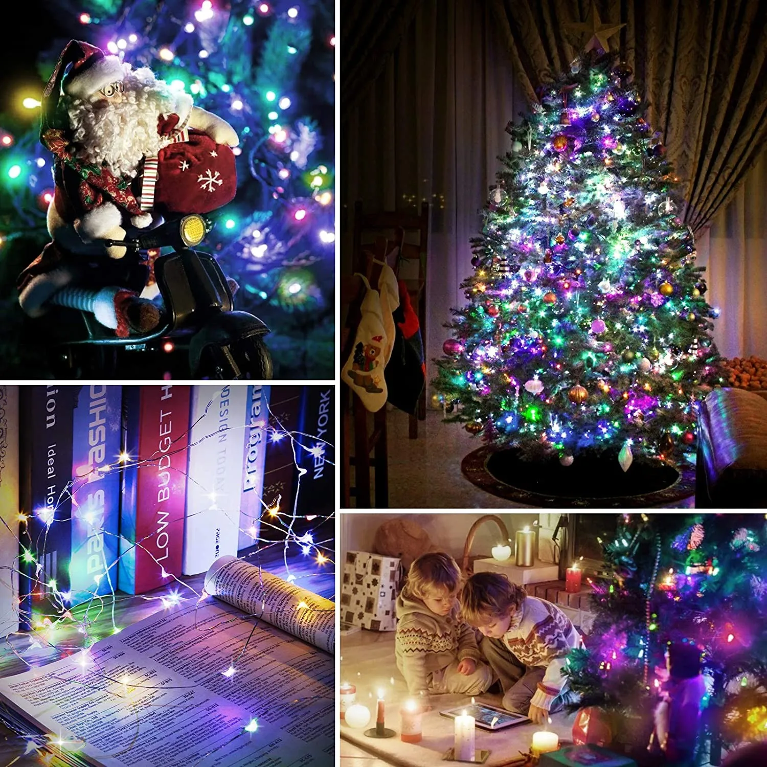 USB Fairy Lights Remote Control Copper Wire String Light 8 Modes Twinkle Flash Steady for Bedroom Wedding Festival Decor