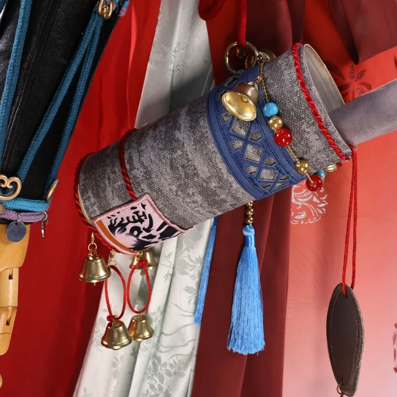 ملابس تنكرية صينية قديمة كاملة - ليولي مثل Cao Jing Guan Yin من حيث يلتقي بالرياح - تتضمن رداء علوي وتنورة ودعائم #4