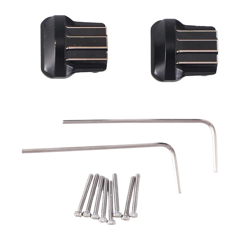 2Pcs Brass Front And Rear Axle Cover Diff Cover 9787 For Traxxas TRX4M 1/18 RC Crawler Car Upgrade Parts Accessories