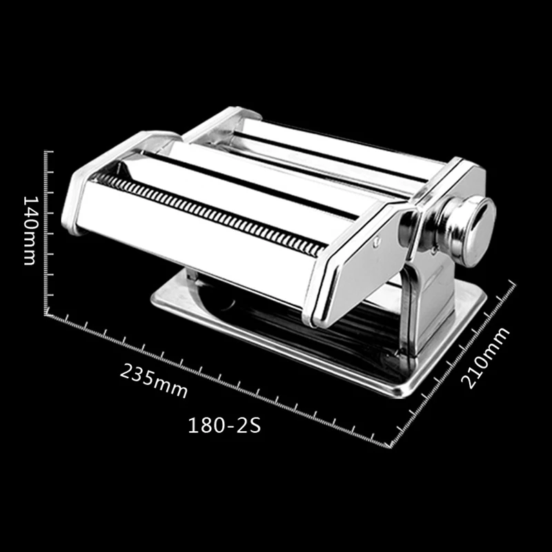 Máquina para hacer fideos Manual multifunción, máquina para Pasta desmontable, diseño desmontable, 6 ajustes de espesor para Pasta fresca, lasaña Ramen