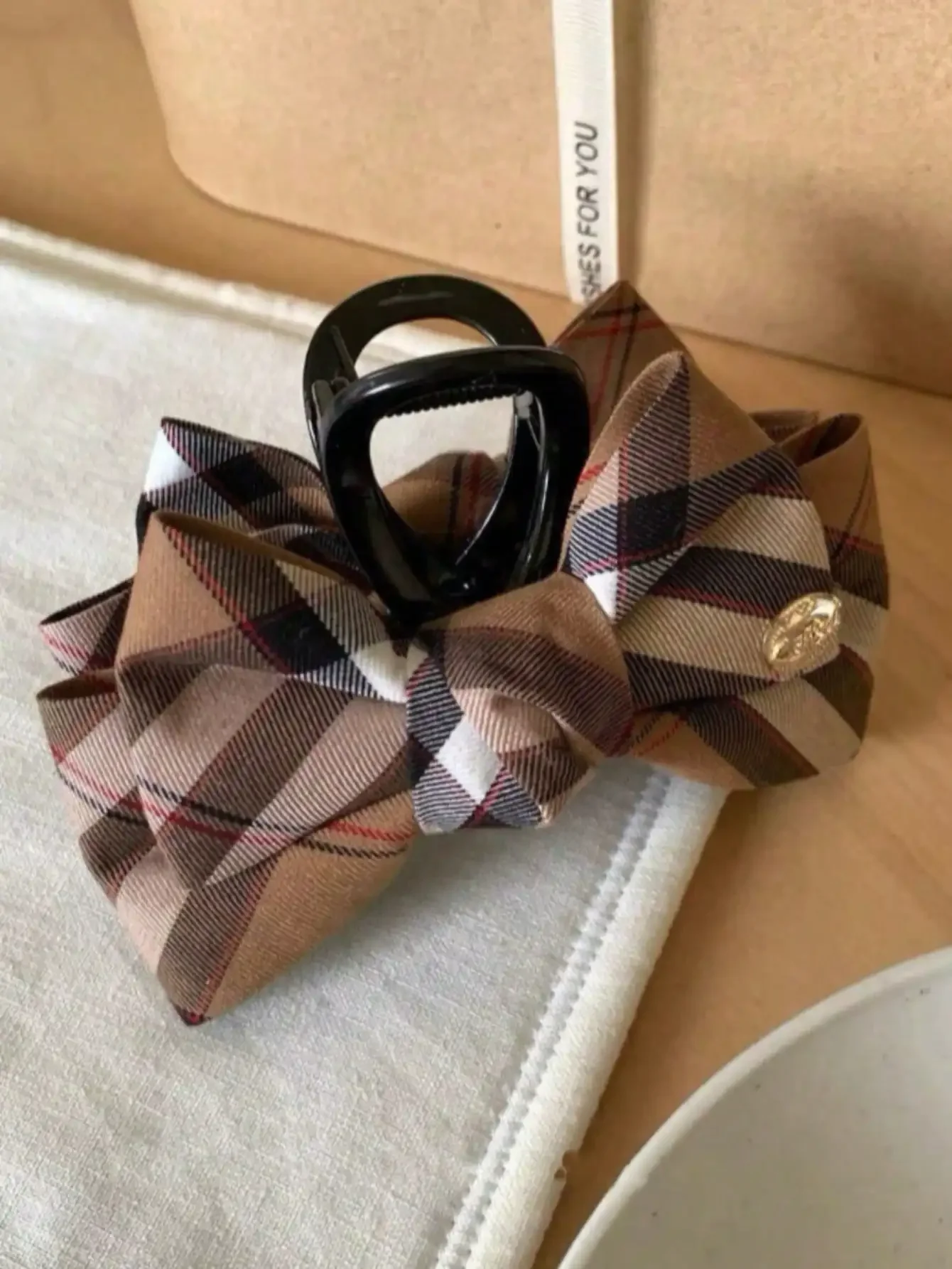 

Vintage Hair Claw Clip, Classic Coffee Brown High-End Fashion Hair Clip For Half Or Full Updo, Thick Hair Bun Claw Clip, Gift Hair Accessory, Retro Chic Classic Winter Hair Clip Women Hair Accessories Summer Beach Vacay Vacay Hair Clips