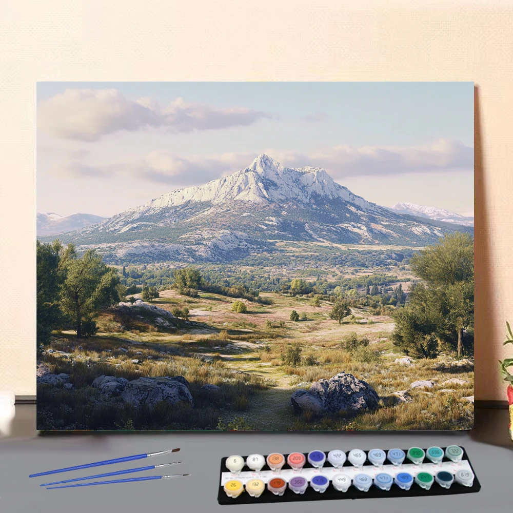 

Картина по номерам, угри на лугу, цифровая картина, ручная работа, подарок для взрослых и детей, украшение на стену D