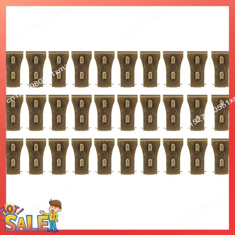 ABCL 30 Uds Clips de pared de ladrillo para colgar ganchos al aire libre ganchos de revestimiento de pared, sin taladro se adapta a ladrillos de 2 1/4 pulgadas a 2 3/8 pulgadas duraderos