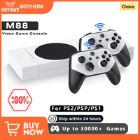 BOYHOM M88 4K Retro Video Game Console ARMMali-G52GPU Game Stick Wireless Gamepad Built-in 20000 Game for PS2/PS1/SS/DC/N64/MAME