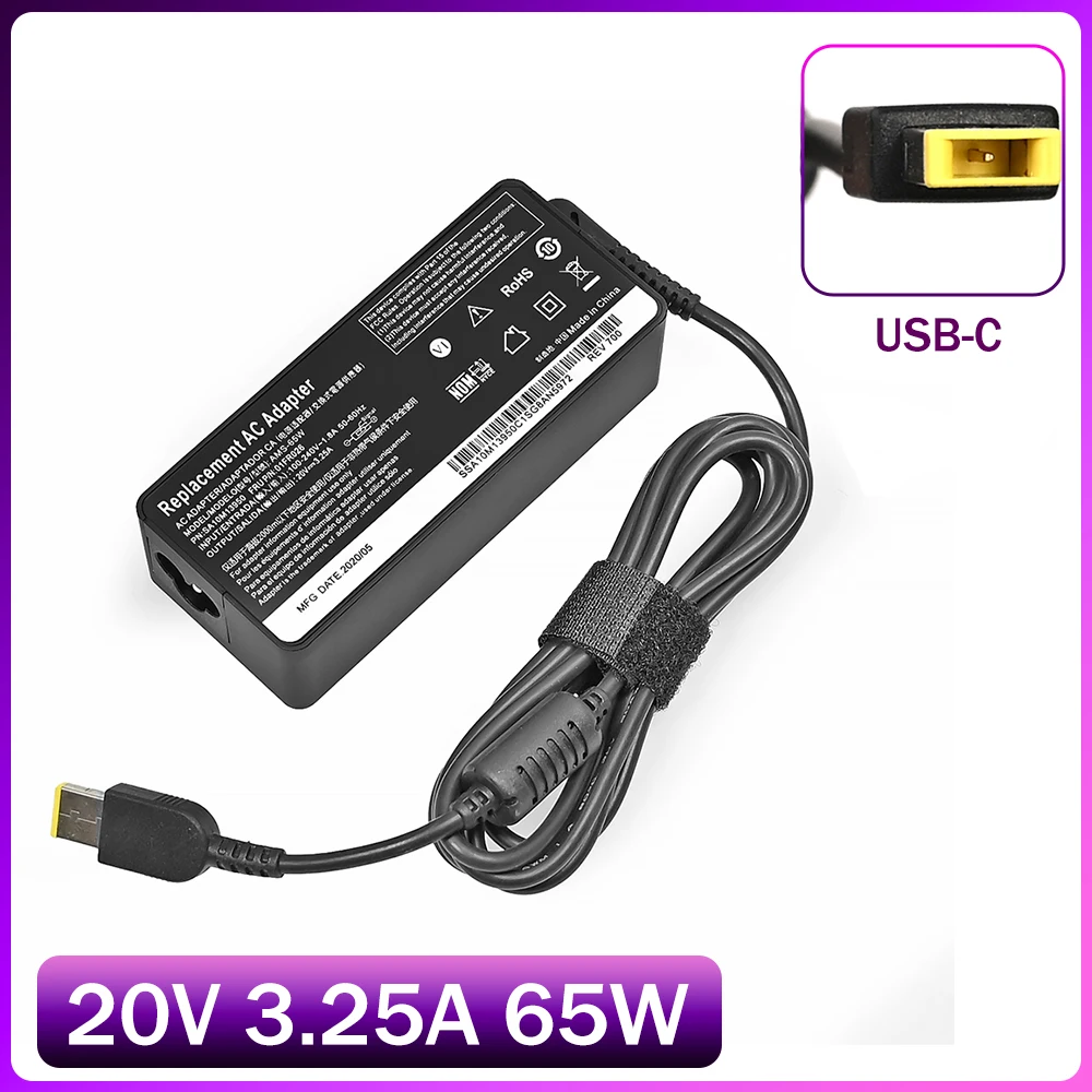 

Адаптер переменного тока для Ideapad G50-70 G70-70 Z40-70 Z50-70 Z50-75 Z70-80 Зарядное устройство для ноутбука 20 В 3,25 А 65 Вт