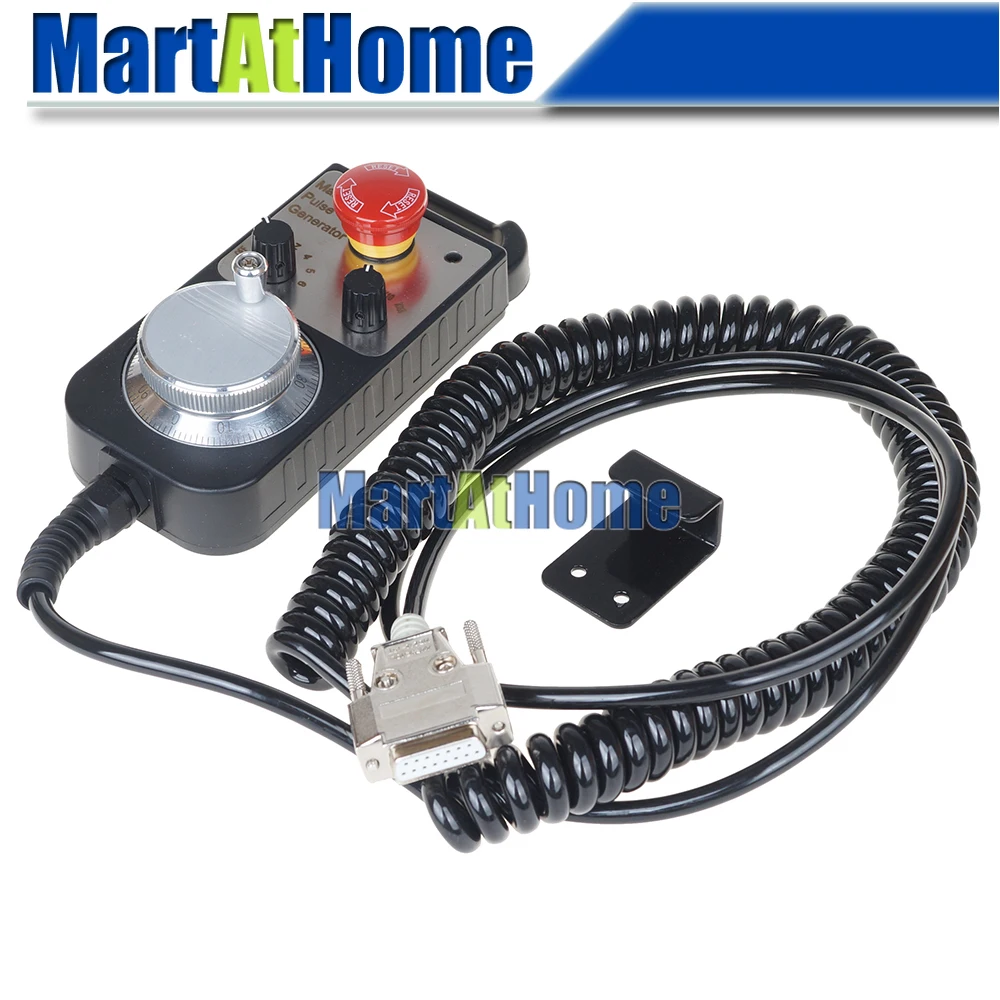 Cnc Eixos Mpg Pingente Controlador Chp004s100l002 com E-stop Botão para Torno Cnc e Controlador de Trituração