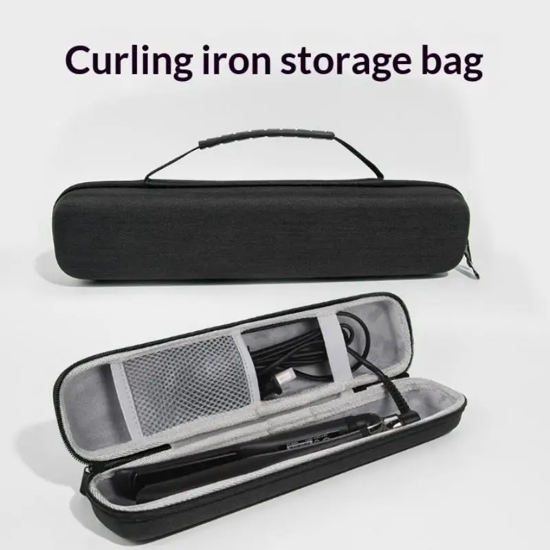 Portable EVA Hair Straightener Storage Bag Curling Iron Hair Rollers Storage Bag Waterproof Carrying Case Organizer Hair Tools