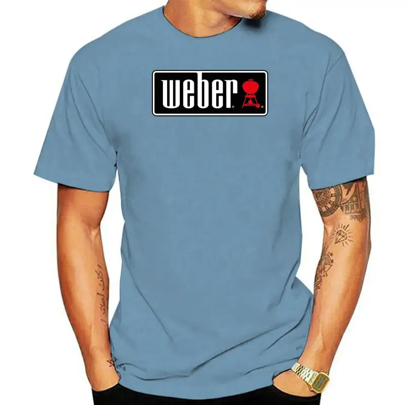 New Weber Logo Air Broil King Mens Black T-Shirt Size S-3XL BBQ Grill Jenn