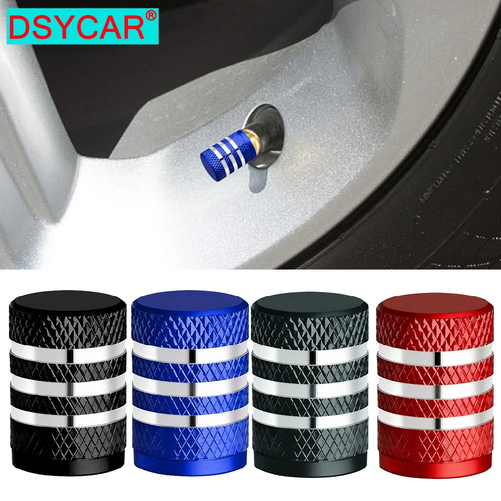 

4PCS Tire Valve Stem Caps, Corrosion Resistant, Leak-Proof, Universal Stem Covers for Cars Trucks Motorcycles and Bikes