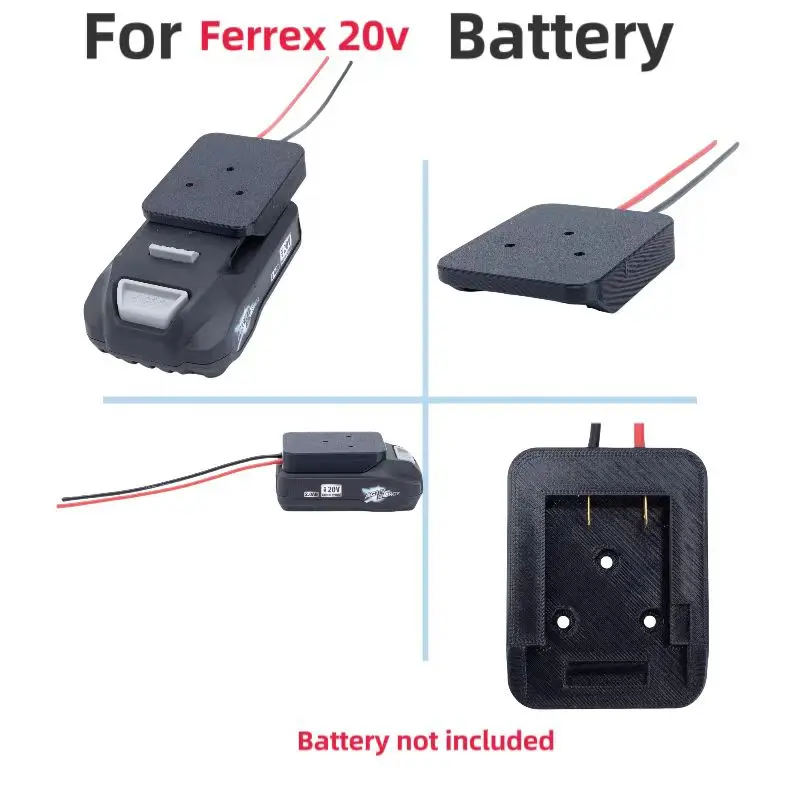 Conversor Adaptador de Bateria para Ferrex 20v para Faça Você Mesmo Diy Brinquedo Conector de Bicicleta Apenas Adaptador 14aw