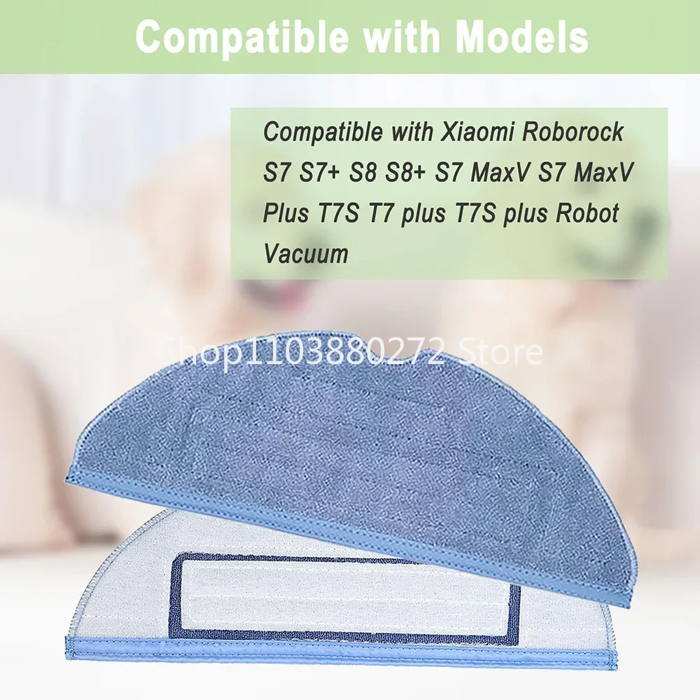 Mop Pads For Roborock S7 MaxV Plus/S7/S70/S75/S7Max/S7MaxV/T7s/T7s+/S7 MaxV Ultra Vacuum Cleane Accessories Mop Cloth