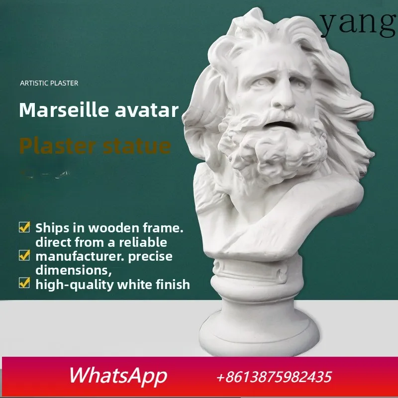 

YJQ art plaster figure head sketch plaster statue winner still life sketching teaching painting equipment
