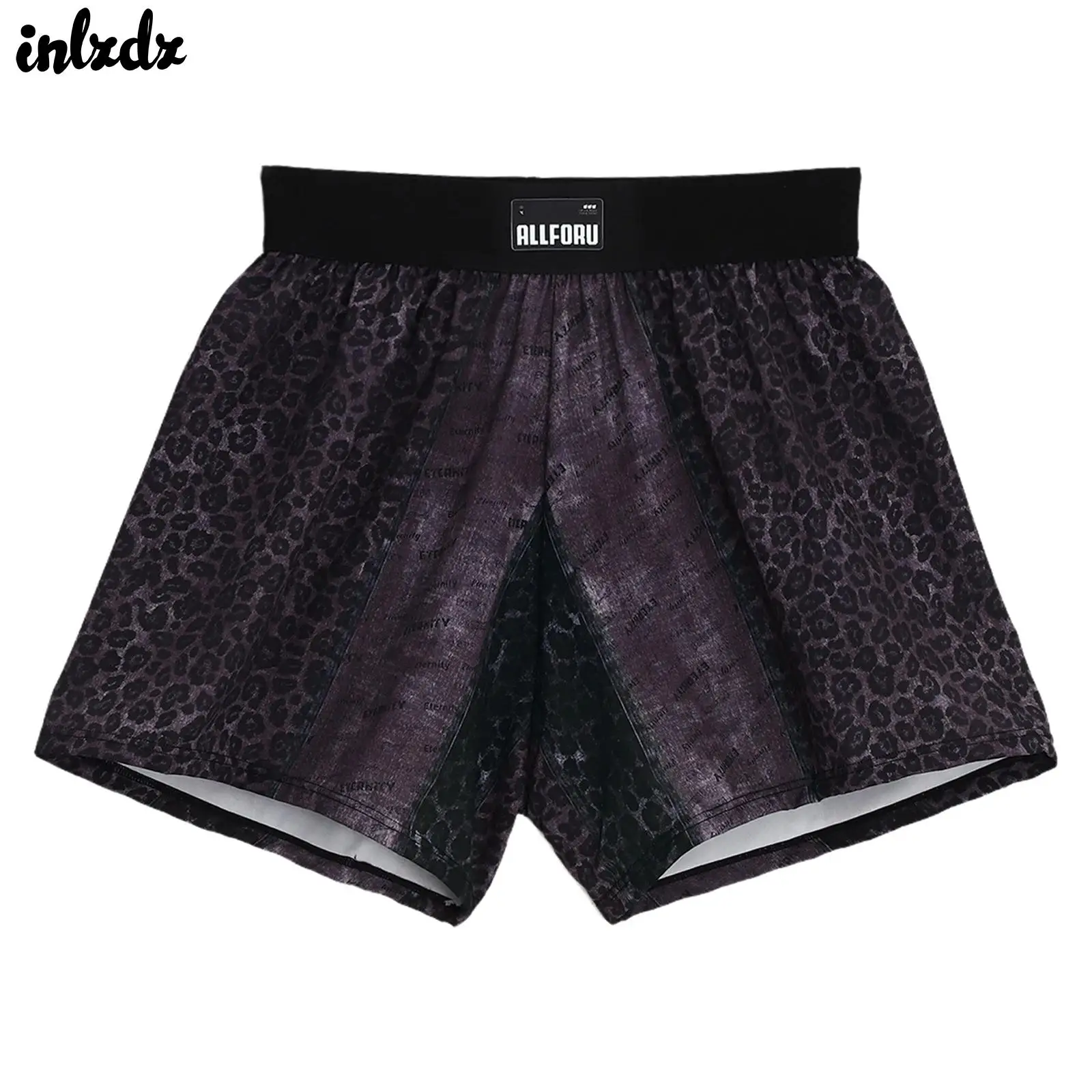 

Мужское удобное свободное нижнее белье, шорты-боксеры с леопардовым принтом, многофункциональные пижамы, повседневные шорты Hombre