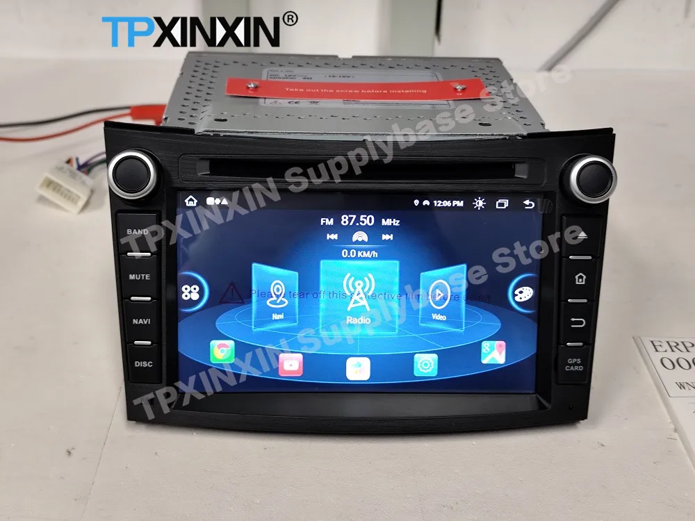 7 Inch Android 14 Radio With CD Player Carplay For Subaru Legacy Outback 2009~2014 GPS Navigation Multimedia Stereo Head Unit