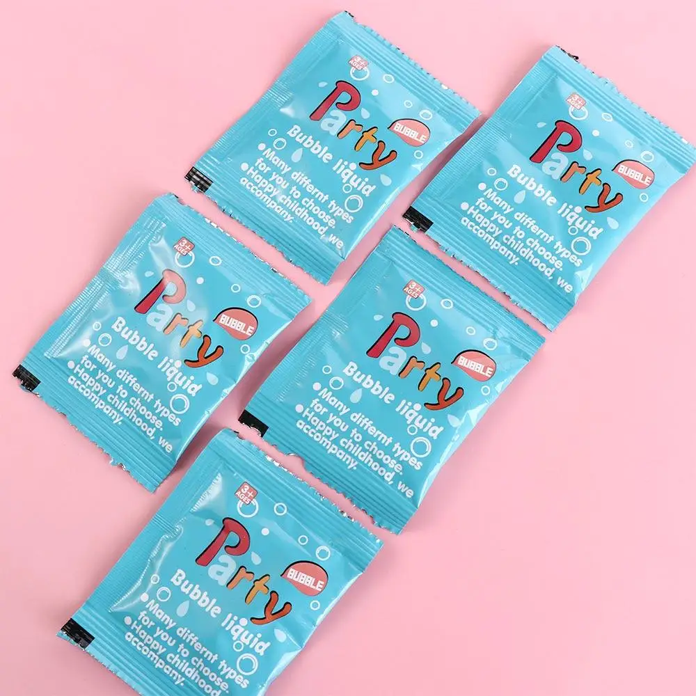 5 個 10 ミリリットル石鹸水バブルマシン部品水濃縮バブル液体液体石鹸詰め替えソリューションを追加するだけ