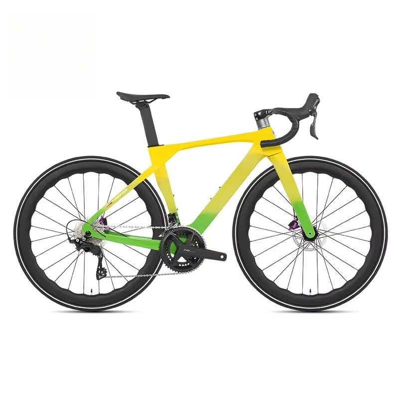

*TWITTER Bicycle Factory Low Price Road Bike T10pro -2rd 24 Speed Hydr Disc High Modulus Carbon Fiber 700C Wheel