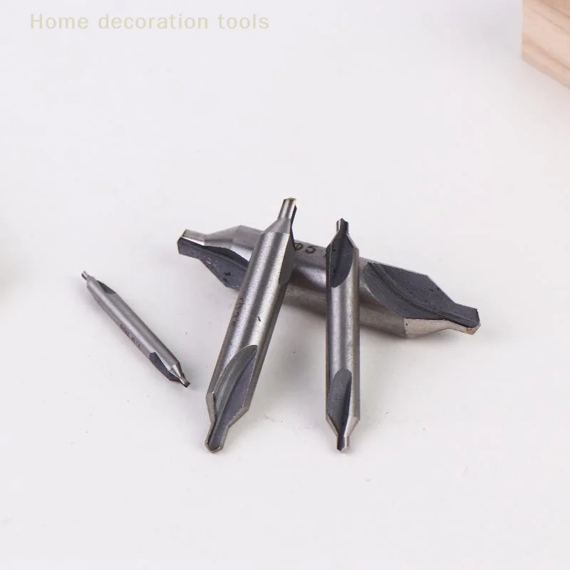 

portableLathe Center Drill Bits 6pcs Set Sharp High Speed Steel Countersink Tools for Accurate Metal Machining and Craftingitem